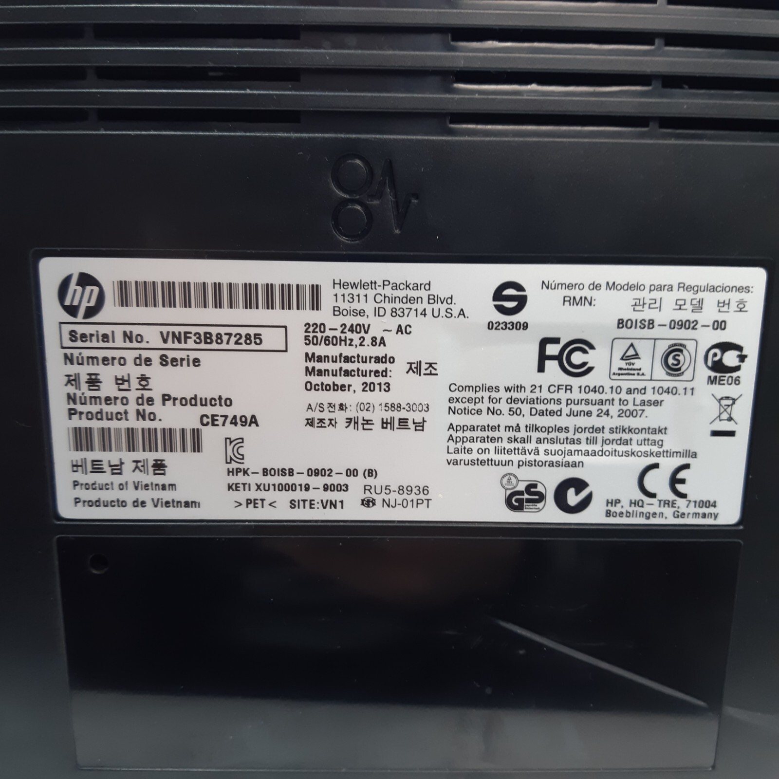 HP Laserjet Pro P1606DN A4 Mono Laser Printer 600 x 600 DPI A4 CE749A