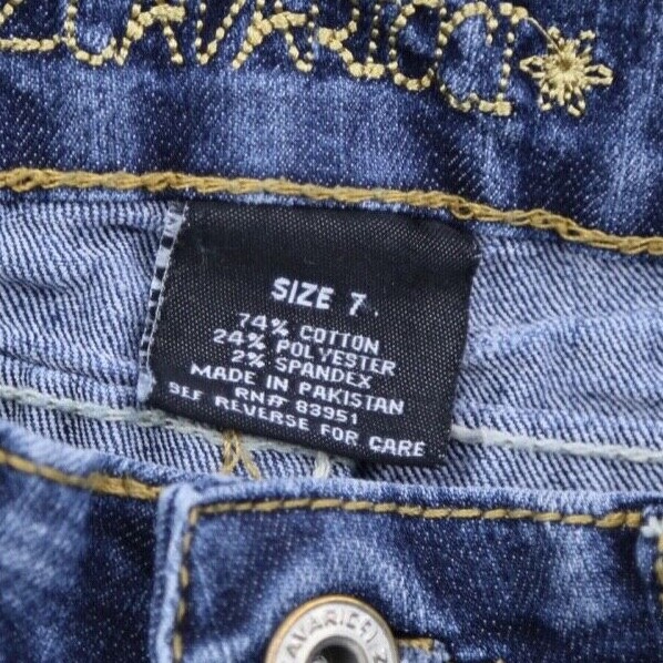 Jean Z. Cavaricci Fille Taille 6X – 5 Poches Bootcut – Neuf Avec étiquettes