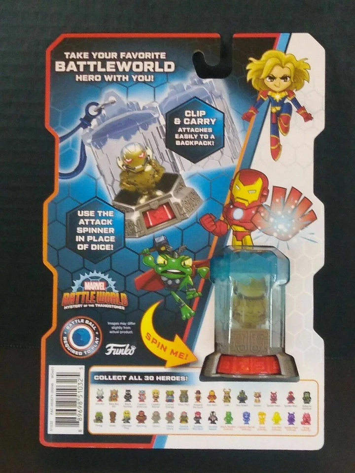 Funko Marvel Battleworld Travel Portal w/Attack Spinner - NEW IN BOX - Image 3 of 3