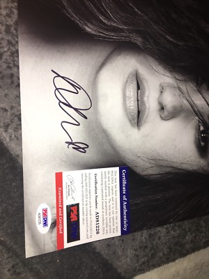 Demi Lovato Signed Tell Me You Love Me 12x12 Insert With Brand New