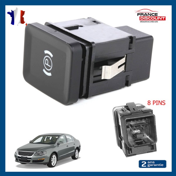 SchaltfläChe -Bremse Hand- Nuckel FüR Volkswagen Passat = 3C0 927 225 A-image