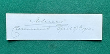 Antique Royal Signature Princess Helena Schleswig-Holstein Claremont 1913