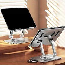 Laptop Stand, 360 Rotating Foldable Adjustable Computer Stand for Home/ Travel