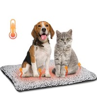 Tapis Auto-Chauffant Chat Chien 70x50cm Coussin Thermique Sans Électricité Neuf