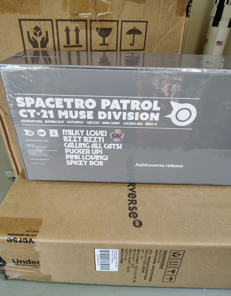 Underverse 1/6 Spacetro Patrol CT-21 Regaliz Beso Gato Negro Astronauta AF SIN USAR, EN CAJA Foto 4 de 4
