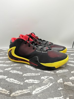 Nike Zoom Freak 1 Size 11.5 BQ5422-003 Black Red Yellow Soul Glo
