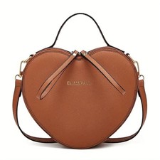 Crossbody Purse for Women Small Crossbody Bags Trendy Vegan Leather 699-brown
