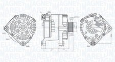 Magneti Marelli 063732041010 ALTERNATOR für BMW 063732041010 Generator