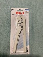 RCA Stripping/Crimping Tool  Plugs White 7900040427 TP308 NOS Open Box