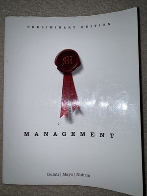 Management, Preliminary Edition (New 1st Editions in Management), USED-Good
