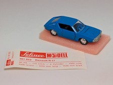 Vintage Schuco Modell 1:66 Germany No 301 853 Renault R17 Blue/Black Int Diecast