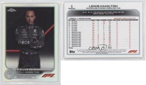 2022 Topps Chrome Formula 1 F1 Racers Refractor Lewis Hamilton #5