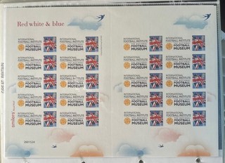 INTERNATIONAL FOOTBALL INSTITUTE.NATIONAL FOOTBALL MUSEUM. LIMITED EDITION SHEET