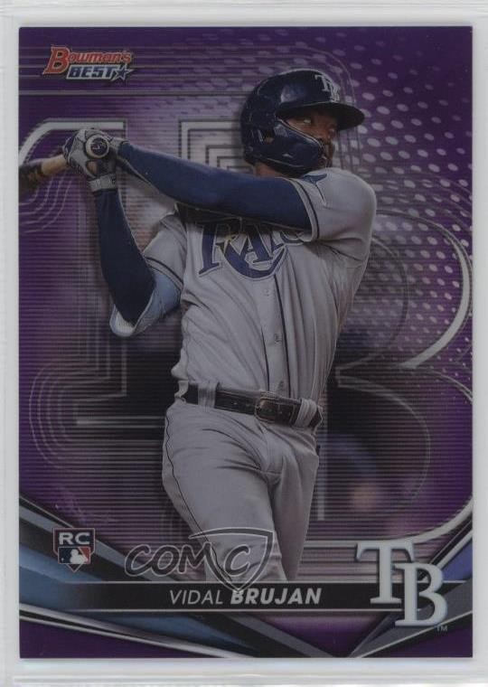 2022 Bowman's Best Purple Refractor 246/250 Vidal Brujan #55 1cc0