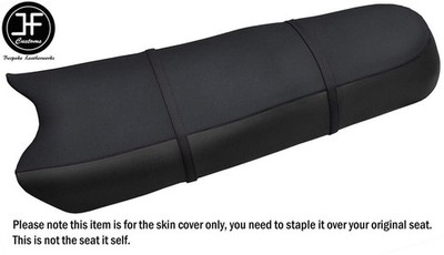 SCHWARZ VINYL PASSGENAU FÜR TIGERSHARK 770 640 3-SITZER SITZBEZUG MASSGESCHNEIDERT NEU