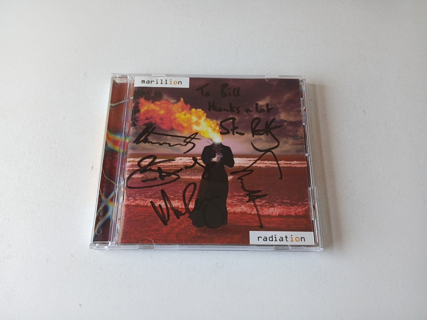 Radiation by Marillion (CD, 1998) SIGNED COPY IN VERY GOOD CONDITION RAW CD 126