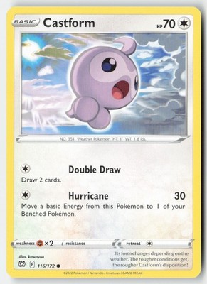 Pokemon - Castform #116/172 - BRS Common