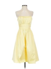 David's Bridal Women Yellow Cocktail Dress 2