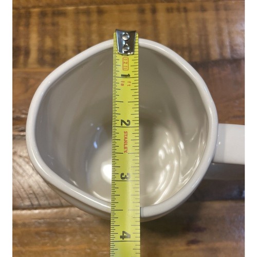 Rae Dunn “Boss” By Magenta Mug Coffee Cup Large Lettering Ceramic White Mint! - Picture 9 of 11