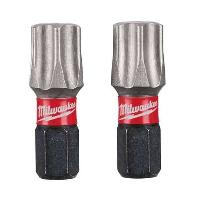 Milwaukee 48-32-4989 SHOCKWAVE 1 in.Torx T50 Impact Bit 2 Pack