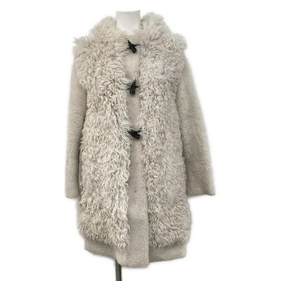BLANCHA - Beige [Outer fabric] mouton Women's Coat