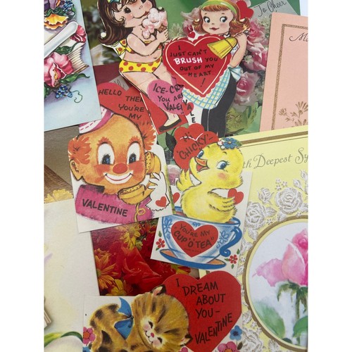 Vintage Grußkarten Lot 31 Mid Century USA Floral Ephemera Junk Journal - Bild 15 von 18