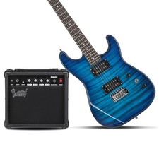 Glarry School Band GST Electric Guitar Kit With 20W Speaker for Beginner