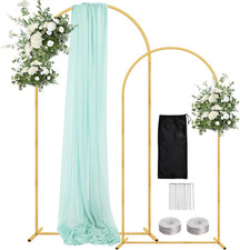 7.2FT, 6.6FT Wedding Arch Backdrop Stand Set of 2