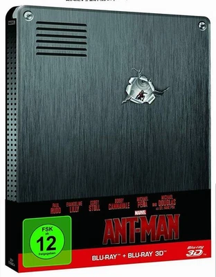 "ANT-MAN" - Paul Rudd - MARVEL Fantasy - 3D + 2D BLU RAY STEELBOOK - neu/OVP - Bild 1 von 4