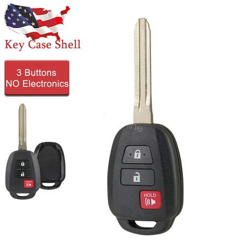 Para 2013 2014 2015 2016 2017 2018 Toyota RAV4 Mando a distancia Llavero Estuche Carcasa HYQ12BDM - Imagen 1 de 6