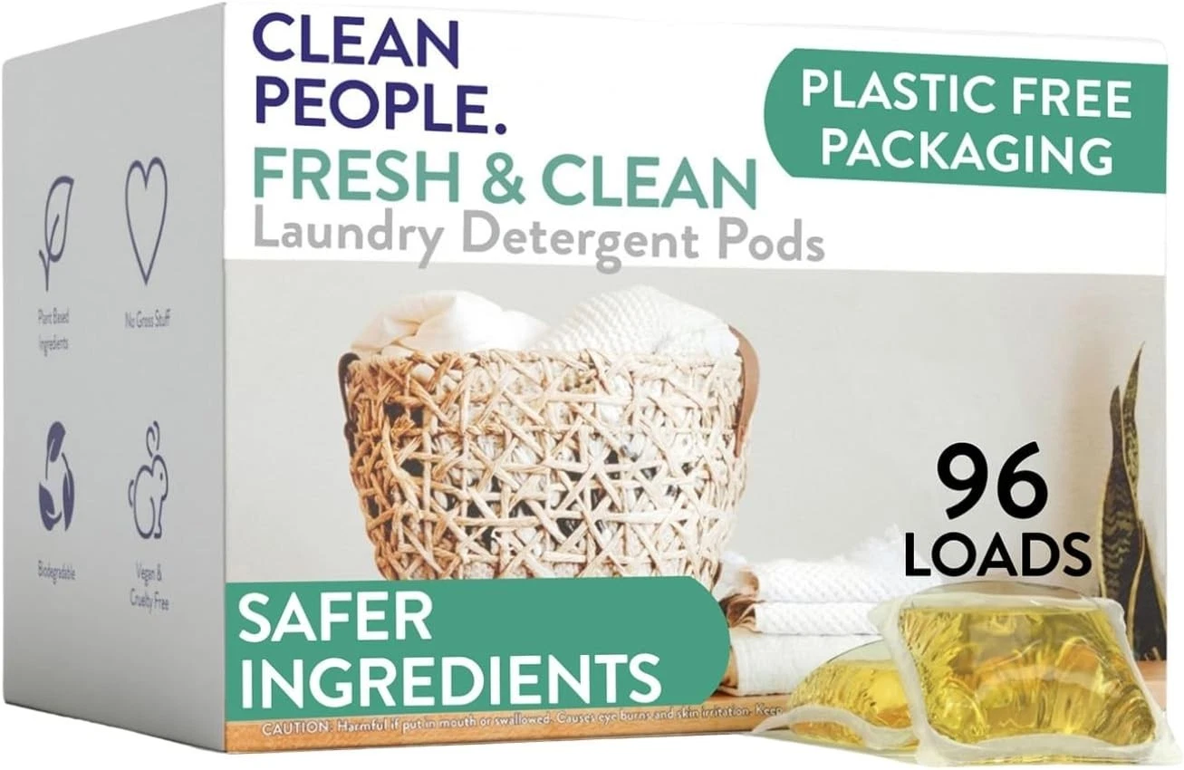 The Clean People Laundry Pods 96 Ct | Hypoallergenic | Choose Scent - Free Ship
Opens in a new windo