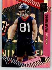 Kahale Warring 2019 Donruss Elite Pink 153 Houston Texans Rookie