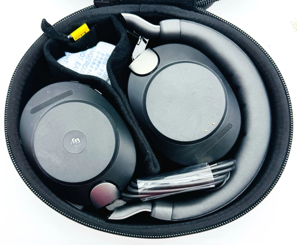 Jabra Evolve2 85 MS Stereo Wireless / Bluetooth Headset W/ Link380a - Black - Image 4 of 4