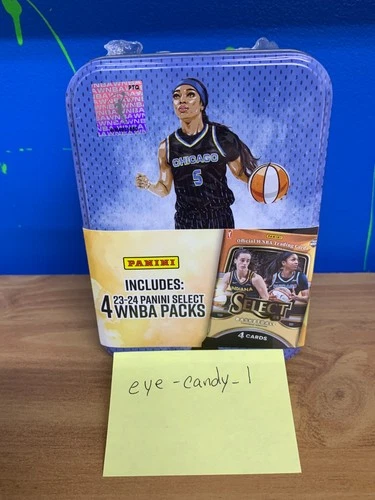 Angel Reese 2023-24 WNBA Select Exclusive Blaster Blue Tin FACTORY SEALED