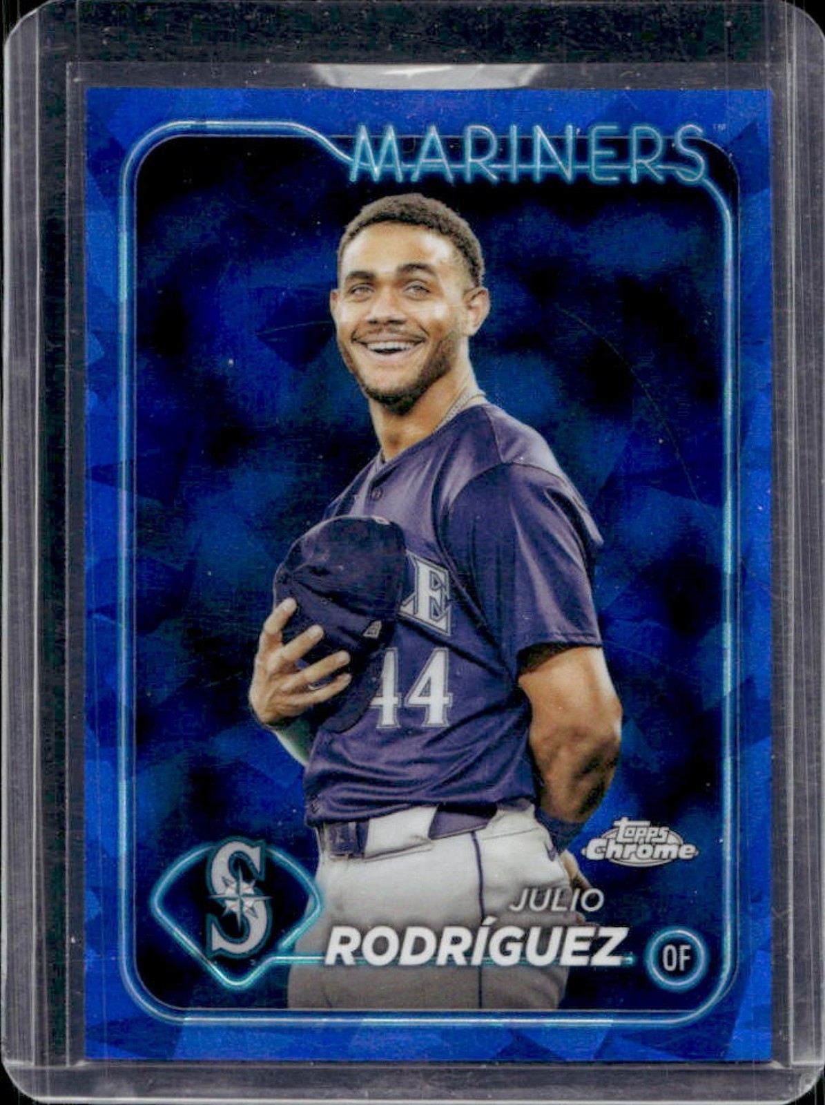 2024 Topps Chrome Sapphire Julio Rodriguez Image Variations #44 Mariners