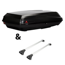 Für Mercedes GL-Klasse Typ X164 - Dachträger Menabo Ariete & Dachbox BiCube 520+ Für Mercedes GL-Klasse Typ X164 - Dachträger Menabo Ariete & Dachbox BiCube 520+