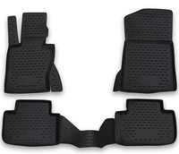 GummifußMatten FüR BMW X3 E83 2004-2010 3D Passform Hoher Rand Gummimatten