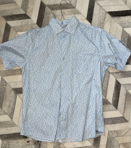 Peter Millar Short Sleeve Button Down Tiburon Ritz Carlton Naples Size M - Picture 2 of 5