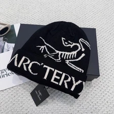 Arc'teryx Bird Word Toque Beanie Hat Black Void – Wool Winter Cap Unisex NWT
