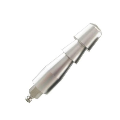 1x Vac U Lock Adapter Fit for 6-Sided Joint 12 cm / 4.72 inches, Silver 