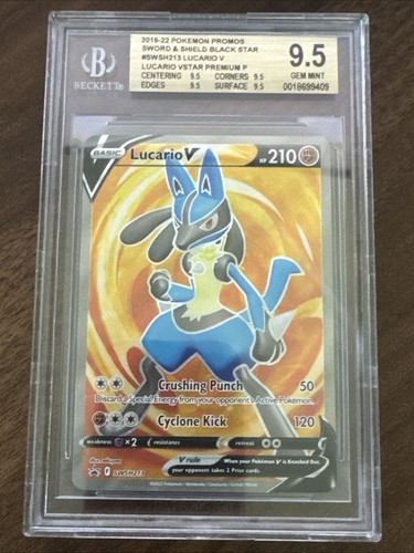 Lucario V graded BGS 9.5 for sale on eBay