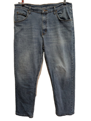Wrangler Jeans Vintage Regular Fit Herren W36 L30 Blau Denim Stretch Komfort