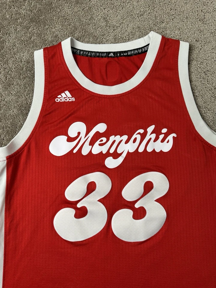 Camiseta Adidas #33 MARC GASOL Memphis Sounds HWC Nights Grizzlies RARA para hombre, talla M Foto 3 de 4