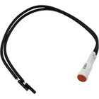 Generic 47-555-1256 Indicator Light, 230v, 1/4 Hole Size, Push Thru, Red