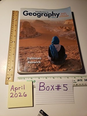 Introduction to Geography : People, Places & Environment 6th Ed PB  SOLD AS IS 