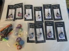 Assorted 35 Zipper Pull/Charms