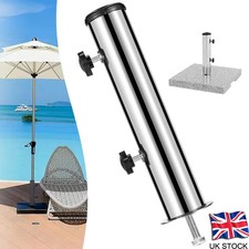 Umbrella Base Stand Tube Pole Holder Marble Flag Pole Holders Parasol Clamp New