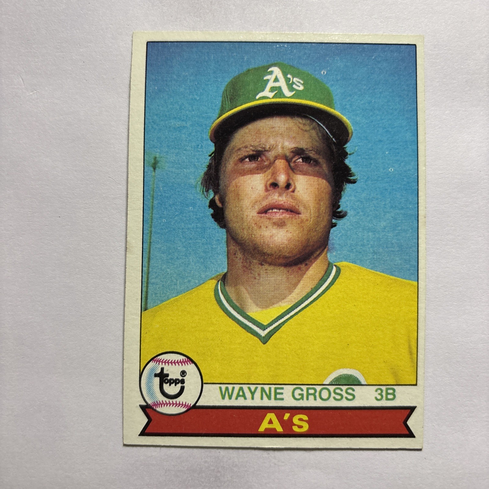 1979 Topps #528 Wayne Gross Oakland Athletics