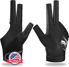 Guantes billar izquierda 3 dedos snooker proceso union hombres mujeres deporte