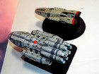 BATTLESTAR GALACTICA MERCURY BATTLESTAR & BEZERK CARRIER 7" MINIATURE SHIP SET — photo 10